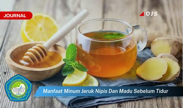 manfaat minum jeruk nipis dan madu sebelum tidur