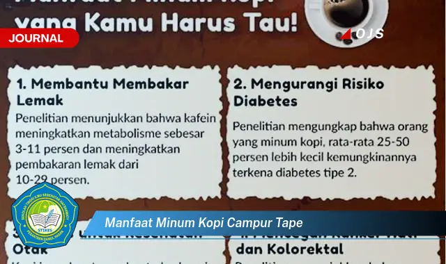manfaat minum kopi campur tape manfaat minum kopi campur tape