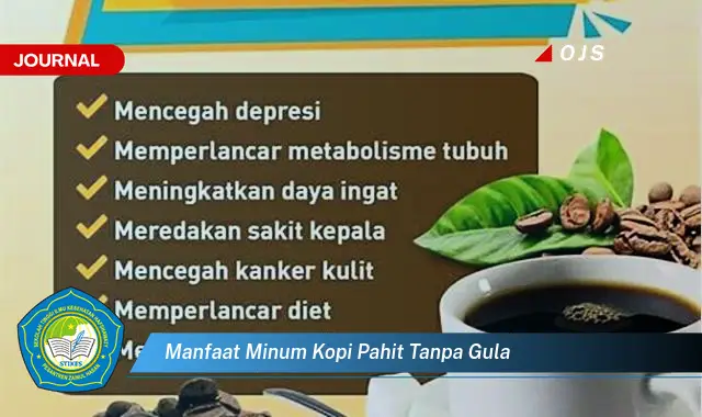 manfaat minum kopi pahit tanpa gula