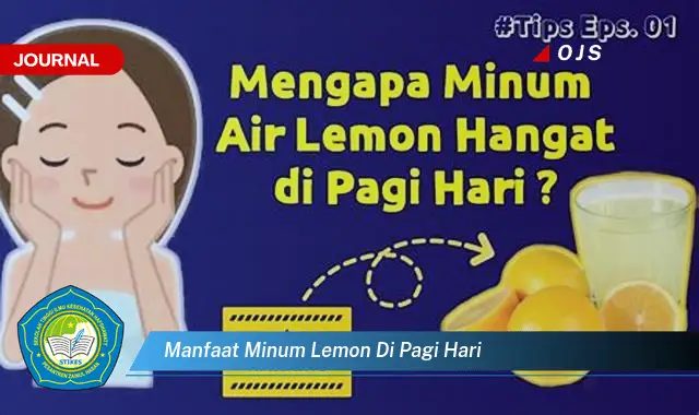 manfaat minum lemon di pagi hari