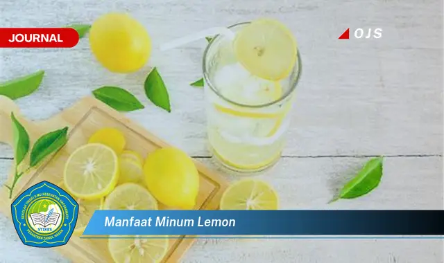 manfaat minum lemon