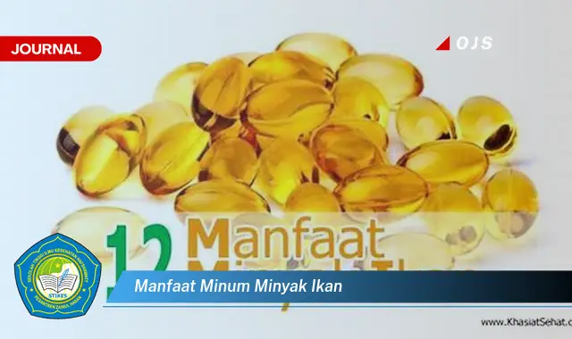 manfaat minum minyak ikan