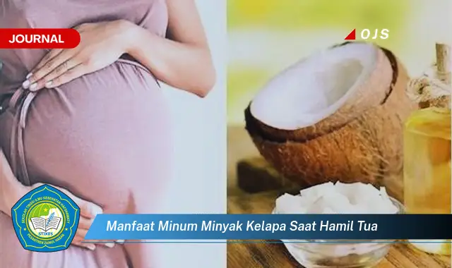 manfaat minum minyak kelapa saat hamil tua