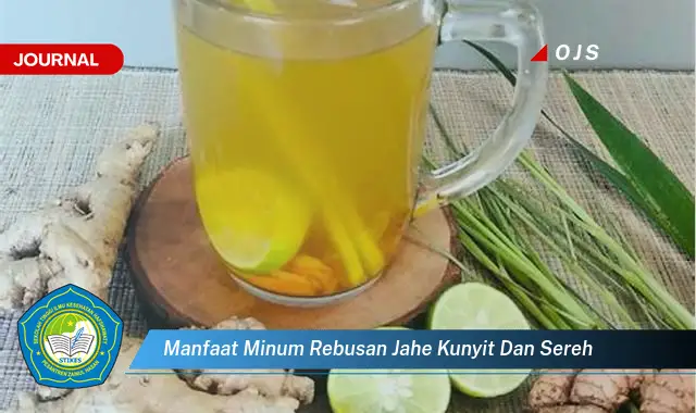 manfaat minum rebusan jahe kunyit dan sereh