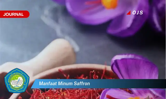 manfaat minum saffron