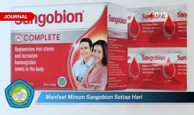 manfaat minum sangobion setiap hari