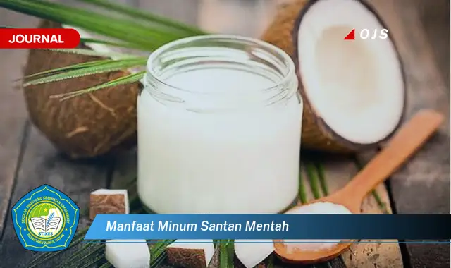 manfaat minum santan mentah