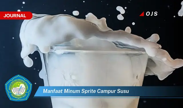 manfaat minum sprite campur susu