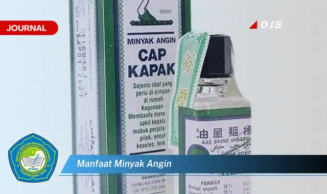 manfaat minyak angin