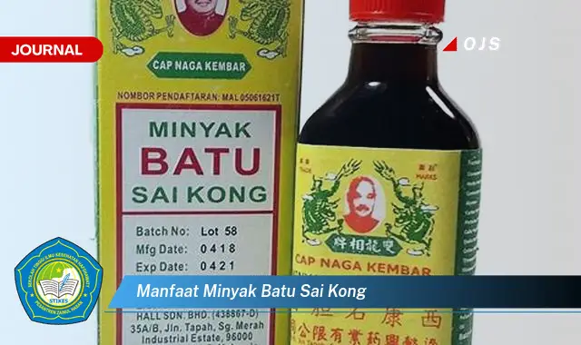 manfaat minyak batu sai kong