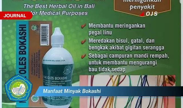 manfaat minyak bokashi manfaat minyak bokashi