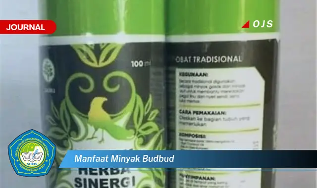 manfaat minyak budbud