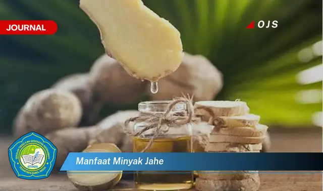 manfaat minyak jahe
