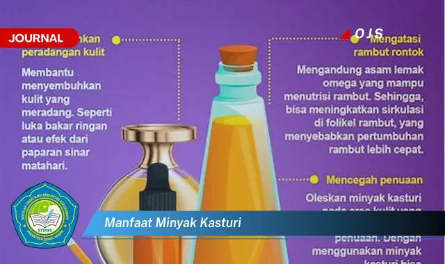 manfaat minyak kasturi manfaat minyak kasturi