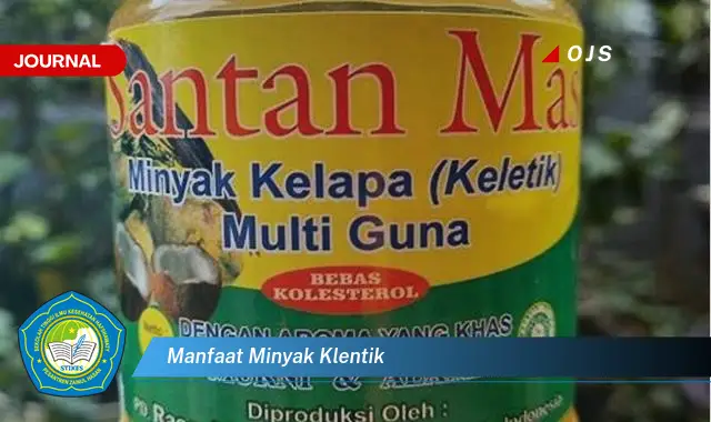 manfaat minyak klentik