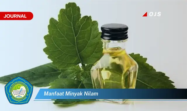 manfaat minyak nilam manfaat minyak nilam