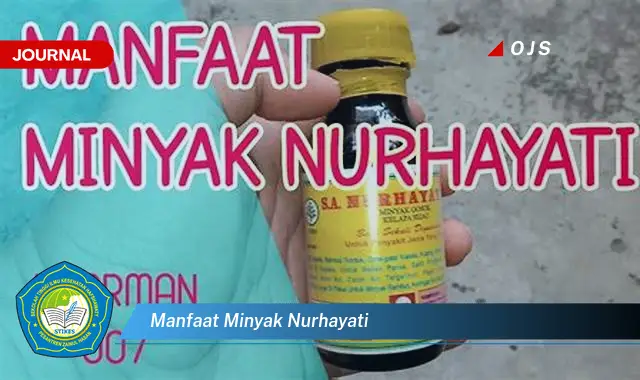 manfaat minyak nurhayati