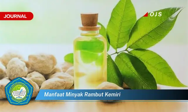 manfaat minyak rambut kemiri