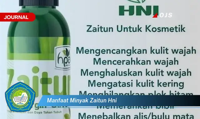 manfaat minyak zaitun hni