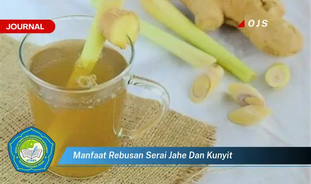 manfaat rebusan serai jahe dan kunyit