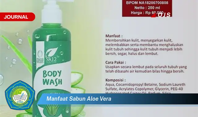 manfaat sabun aloe vera