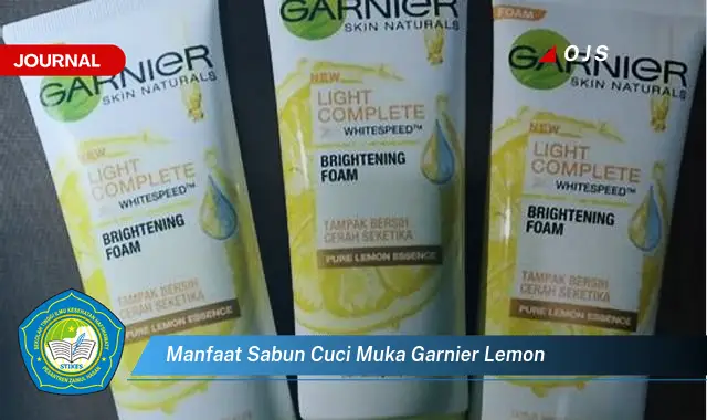 manfaat sabun cuci muka garnier lemon