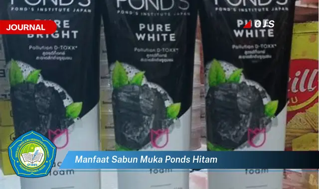 manfaat sabun muka ponds hitam