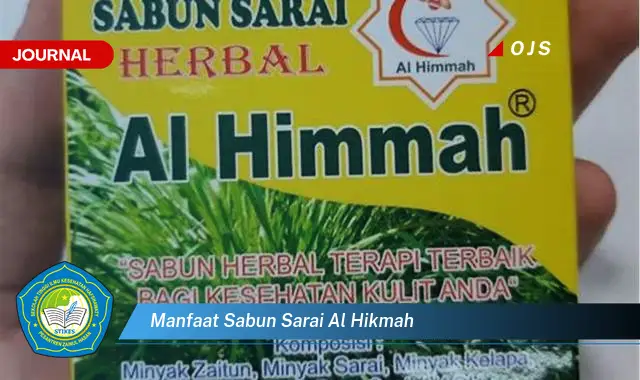 manfaat sabun sarai al hikmah