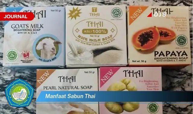 manfaat sabun thai