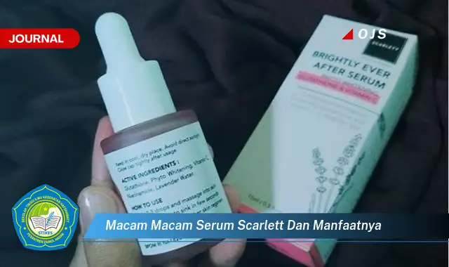 macam macam serum scarlett dan manfaatnya