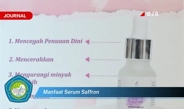 manfaat serum saffron manfaat serum saffron