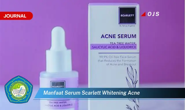 manfaat serum scarlett whitening acne