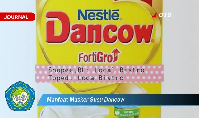 manfaat masker susu dancow