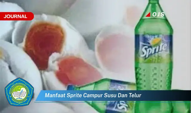 manfaat sprite campur susu dan telur