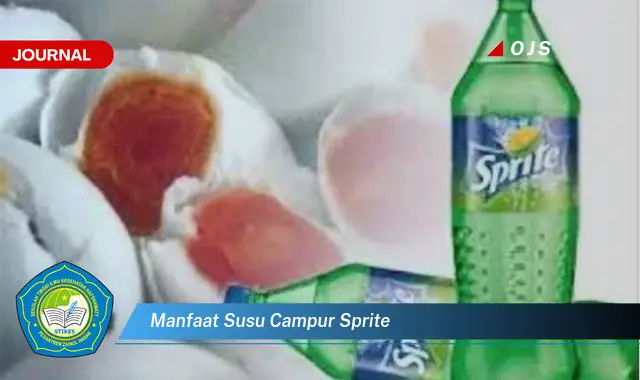 manfaat susu campur sprite