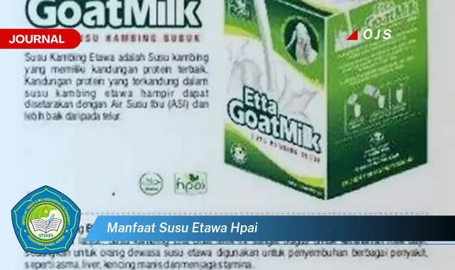 manfaat susu etawa hpai manfaat susu etawa hpai