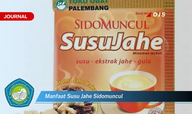 Temukan 6 Manfaat Susu Jahe Sidomuncul yang Wajib Kamu Intip - E-Journal