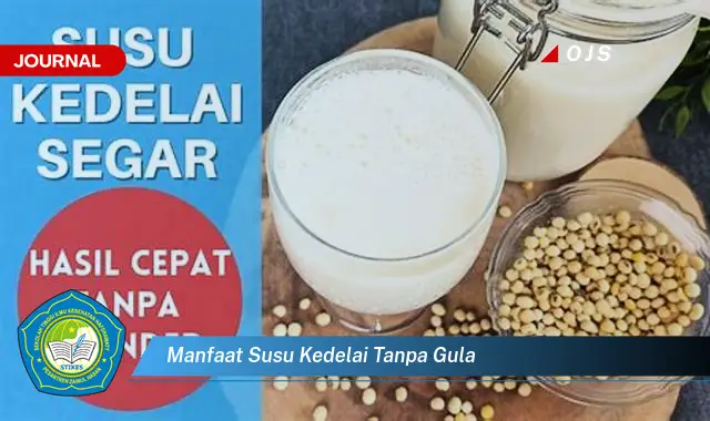 manfaat susu kedelai tanpa gula