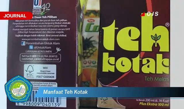 manfaat teh kotak