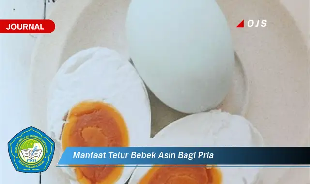 manfaat telur bebek asin bagi pria