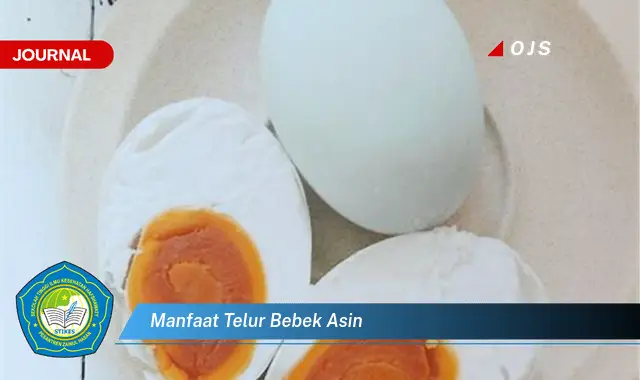 manfaat telur bebek asin