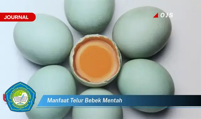 manfaat telur bebek mentah