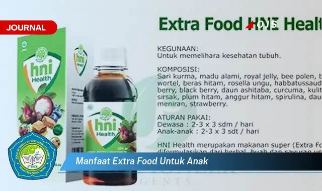 manfaat extra food untuk anak