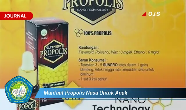 manfaat propolis nasa untuk anak