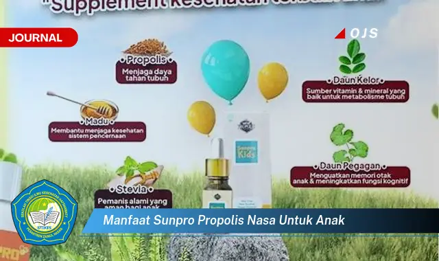 manfaat sunpro propolis nasa untuk anak