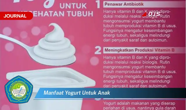 manfaat yogurt untuk anak