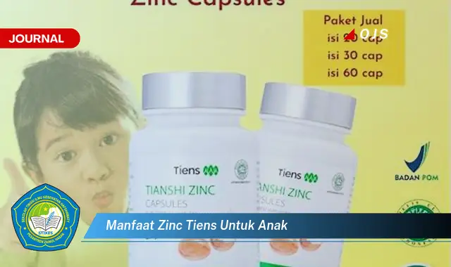 manfaat zinc tiens untuk anak