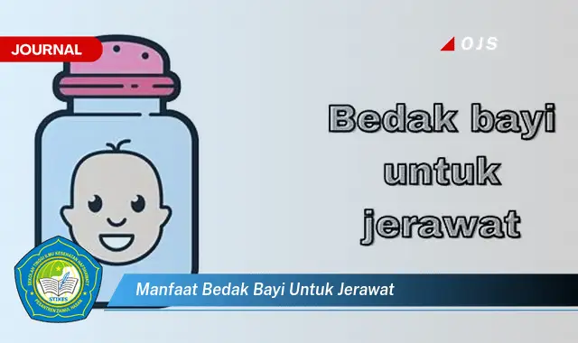 manfaat bedak bayi untuk jerawat