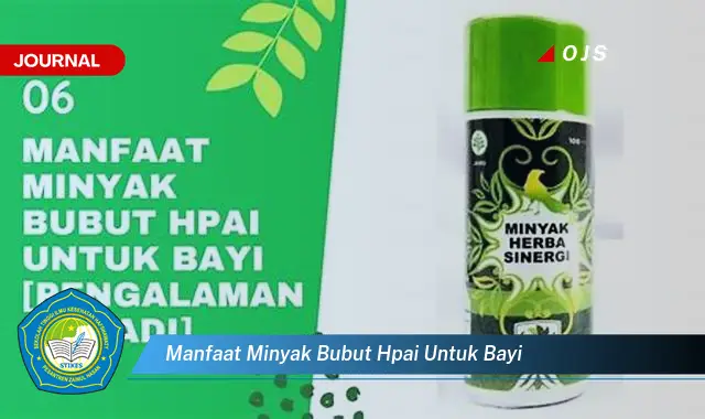 manfaat minyak bubut hpai untuk bayi