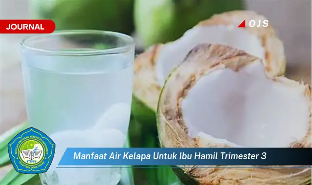 manfaat air kelapa untuk ibu hamil trimester 3